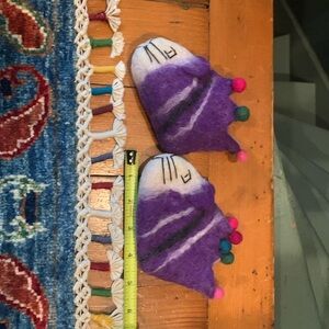 Wool Felted Baby booties